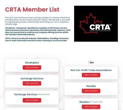 CRTA member list