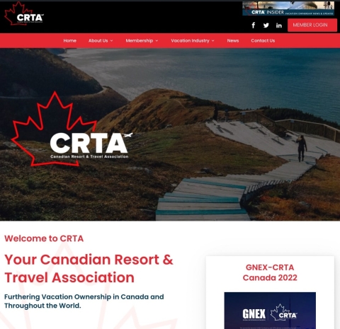 crta website home page