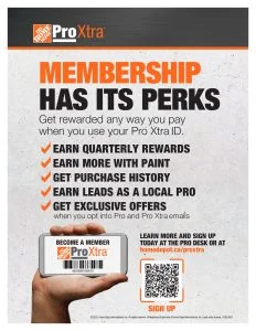 Home Depot Pro w QR Code