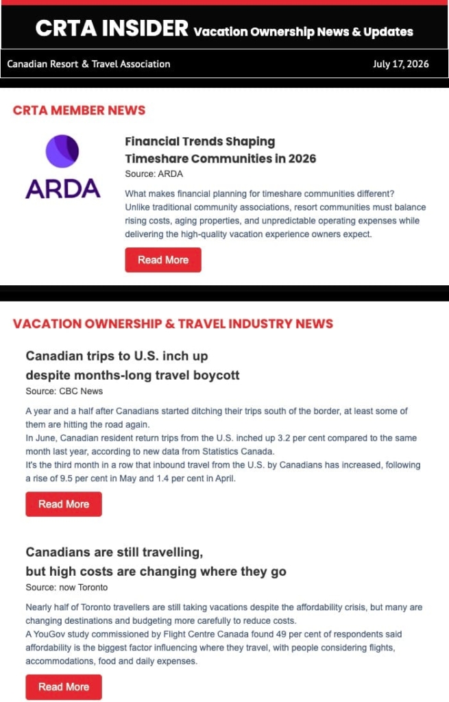 CRTA Weekly Insider July 17, 2026.