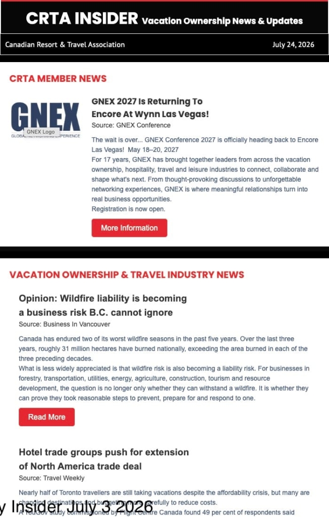 CRTA Weekly Insider July 24, 2026.