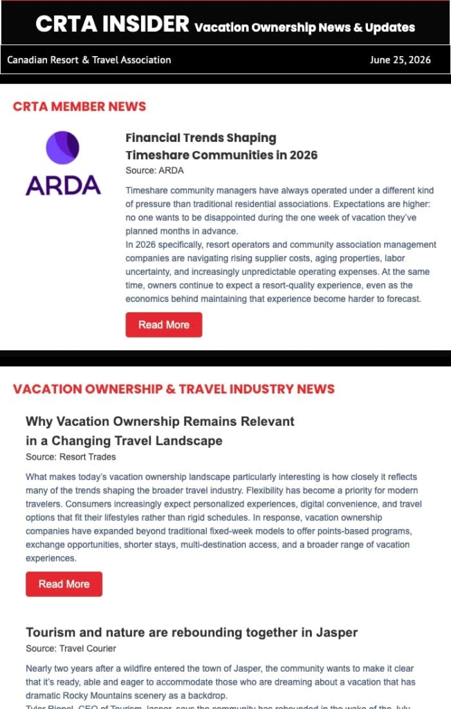 CRTA Weekly Insider June 25, 2026.